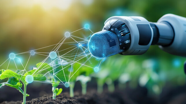 Innovative robotics in agriculture transforming crop management with smart technology in modern farms