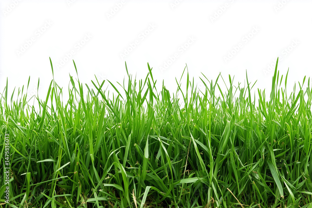 Poster field of green grass with no other objects in the image. the grass is tall and lush, giving the impr