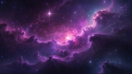 Obraz premium Beautiful space landscapes showcasing distant stars, nebulae, and heavenly phenomena