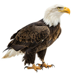 Bald eagle animal png american eagle png bird of prey png national bird png flying bird png raptor bird png white background image