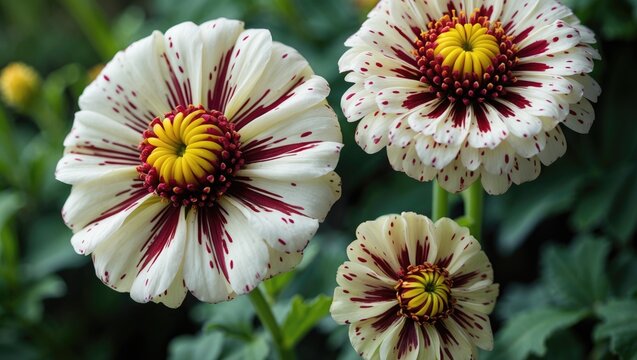 Close-Up of Common Zinnia: A Botanical Perspective on Flowers