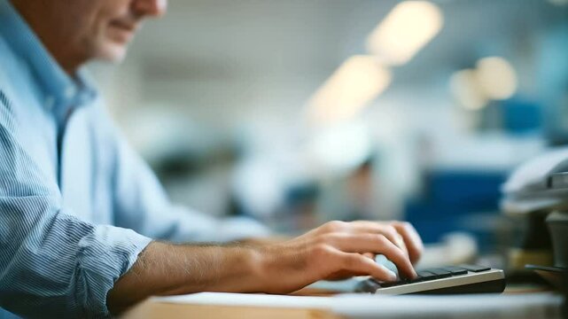 A meticulous editor reviews a script for grammatical accuracy and clarity in a publishing office setting.