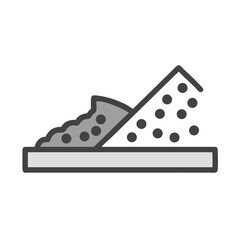 Abstract grey geometric shapes on White Background, graphic design