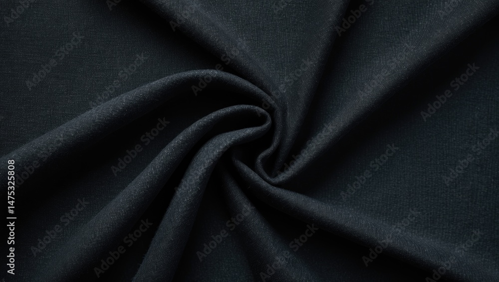 Poster fabric surface in dark gray with pattern