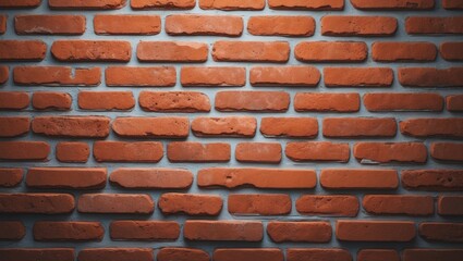 Obraz premium Background of red and white brick wall with tile floor cleaning activity