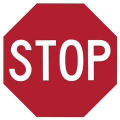 US Regulatory Sign, Stop R1-1
