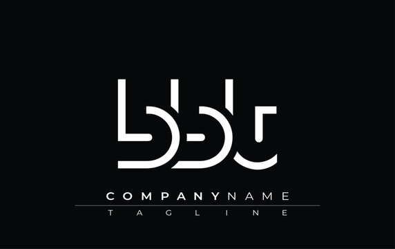 BBT abstract letter design. Modern Business Logo Design With Abstract Typography and Contemporary Style