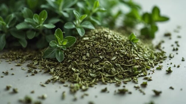 Close-up texture pattern of spice background.