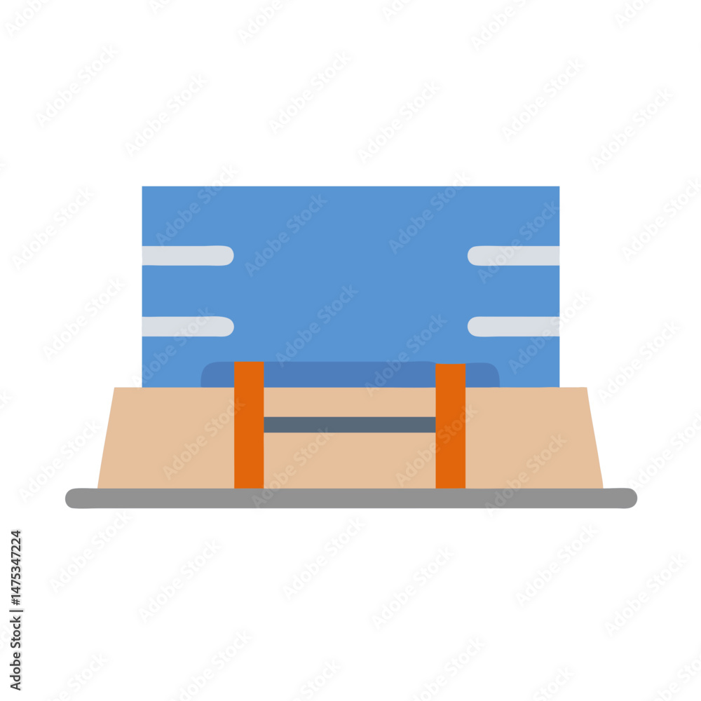 Aufkleber abstract flat design image of a generic machine element