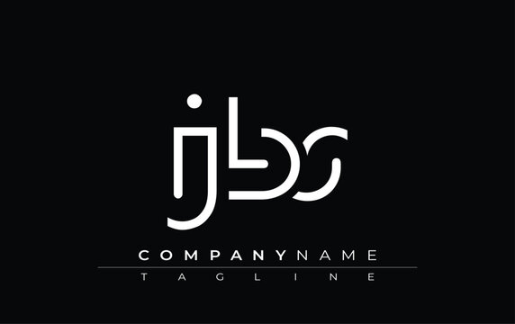 JBS abstract letter design. Modern Business Logo Design With Abstract Typography and Contemporary Style