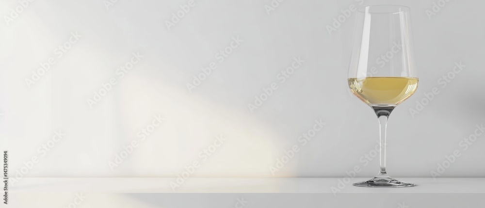 Poster elegant wine presentation on white surface close up studio shot minimalist style perfect for mockups