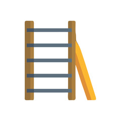 A simple monkey bar vector illustration on White Background