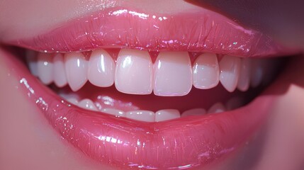 Obraz premium Radiant smile a celebration of dental beauty and hygiene
