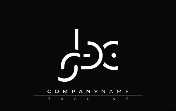 SBC abstract letter design. Modern Business Logo Design With Abstract Typography and Contemporary Style