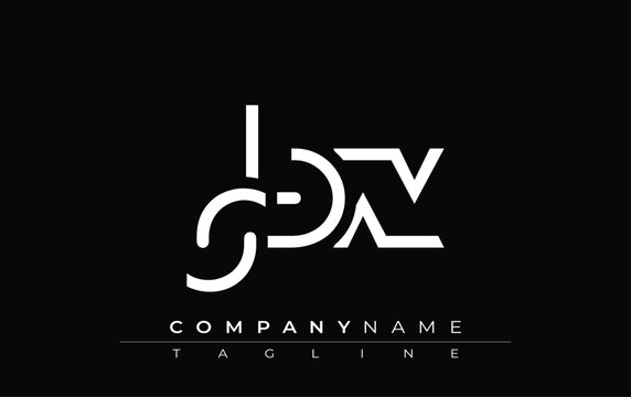 SBX abstract letter design. Modern Business Logo Design With Abstract Typography and Contemporary Style