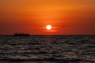 Sunset over the Gulf