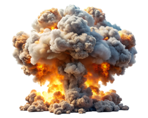 Realistic Explosion Cloud Clipart