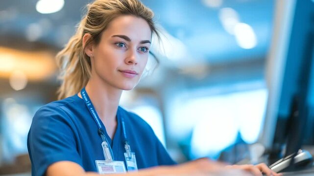 Efficient medical billing office emphasizing precision and collaborative teamwork.