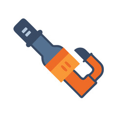 Isolated climbing carabiner vector image on White Background