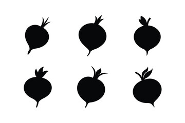 set of fruits and vegetables