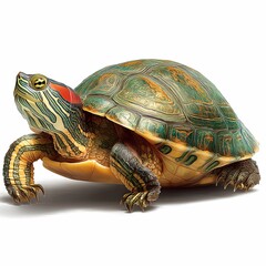 Obraz premium Stunning RedEared Slider Turtle Image