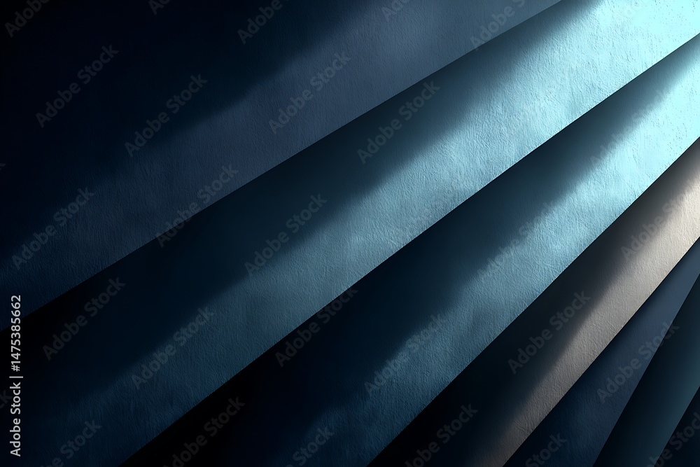 Poster dark blue layered texture with light streaks modern pattern backdrop background