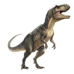 Fototapeta premium Tyrannosaurus png dinosaur png prehistoric animal png T. rex png giant predator png fossil species png ancient creature png extinct animal png transparent background image
