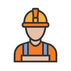Construction Worker Icon: Building Trades, Safety, and Labor