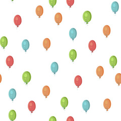 vector seamless pattern with children's drawing, print for children's textiles, decor and decoration of children's rooms and things, machines and balls for decoration of children's holiday and printin