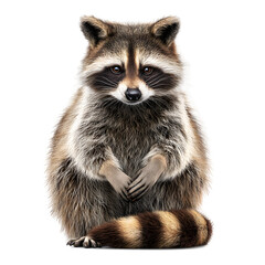 Obraz premium Adorable Raccoon Sitting Wildlife Photography Image