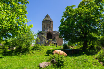A dilapidated Armenian medieval monastery complex of the Srvegh monastery (XIIIc.) is located in the Tavush district 3km to the north-west of the Aygehovit village.