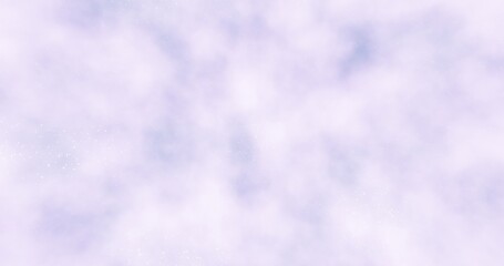 Purple sky with cloud background. 3d rendering.