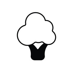 Broccoli Vector icon