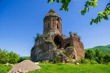 A dilapidated Armenian medieval monastery complex of the Srvegh monastery (XIIIc.) is located in the Tavush district 3km to the north-west of the Aygehovit village.