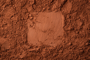 Cocoa powder chocolate texture background