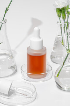 Skin care serum in clinical research setting
