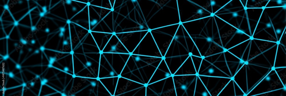 Aufkleber abstract network data graphic - symbolizing connectivity, technology, communication, data flow, and 