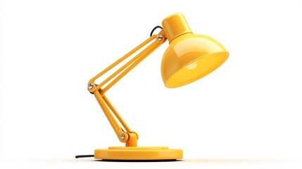 Bright yellow desk lamp (1)