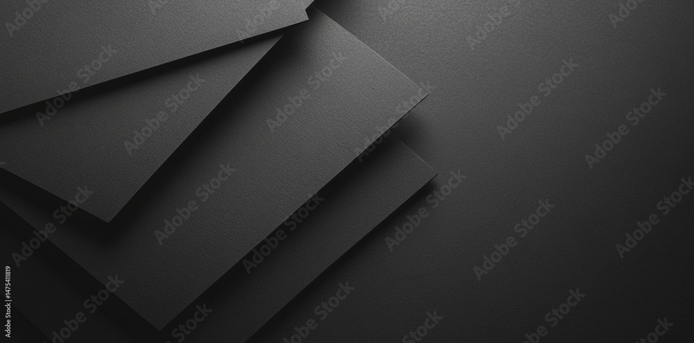 Poster A dark and moody background is created by a uniform black color with a smooth black texture and a matte black surface