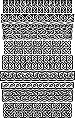 Celtic Knot Vector Borders Set