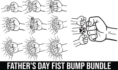 Father's Day fist bump Bundle