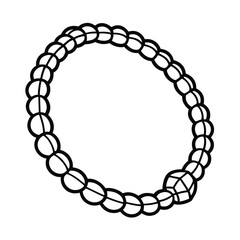 vector illustration of a chain
