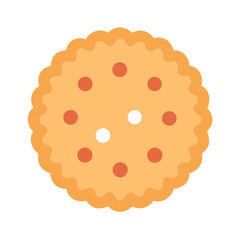 Cartoon Cracker Illustration Isolated on Black Background