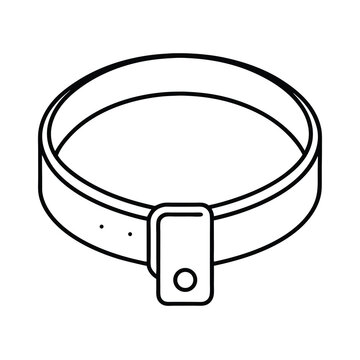 black belt with buckle clip art preview