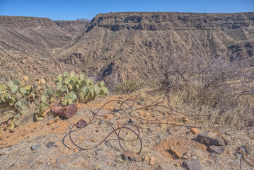 Remnants of the Abandoned Richinbar Mine