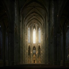 Fototapeta premium A cathedral made of diamond light.jpg