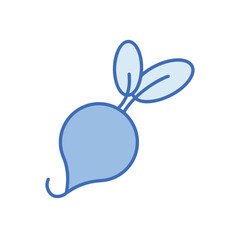 Radish Vector icon