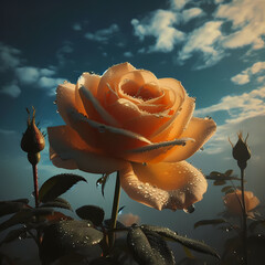 Closeup of Rose flower