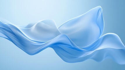 Elegant flowing fabric abstract design