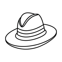 hat vector illustration